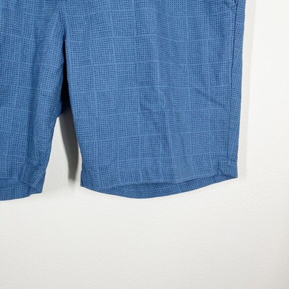 AG Jeans‎ Mens The Wanderer Short SIze 36 Blue Pattern Linen Cotton Blend NWT - Picture 3 of 10